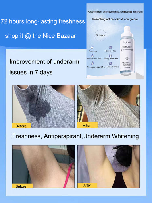 Buy 72 hours antiperspirant and deodorant spray online | The Nice Bazaar