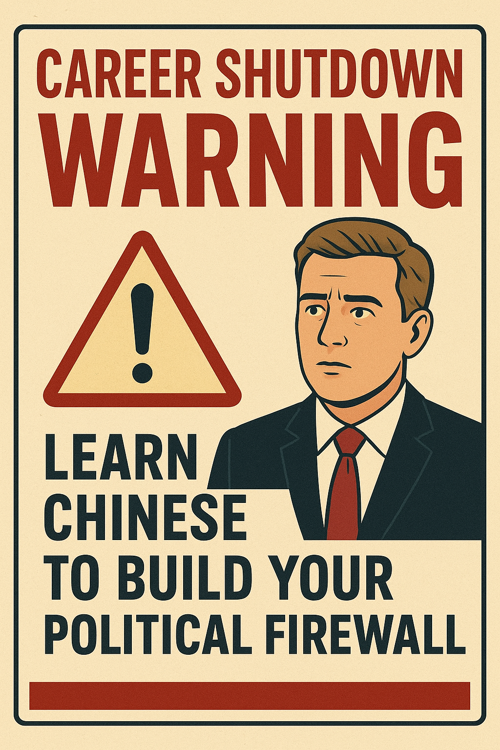 Career Shutdown Warning: Learn Chinese to Build Your "Political Firewall"
