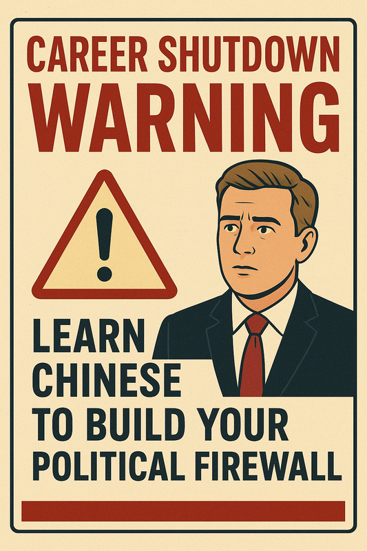 Career Shutdown Warning: Learn Chinese to Build Your "Political Firewall"