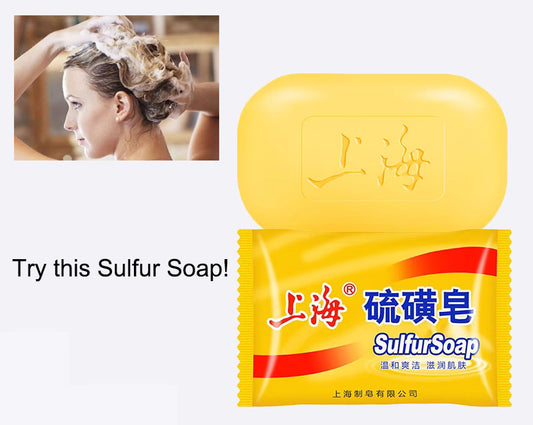 Can I use sulfur soap to wash my hair?