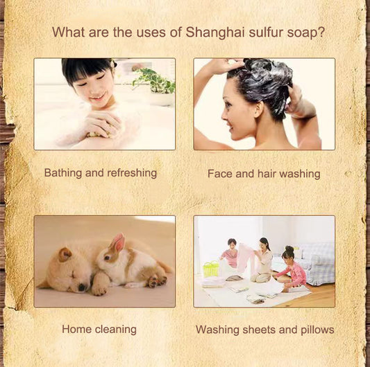 What are the benefits of Chinese Shanghai Sulfur soap?
