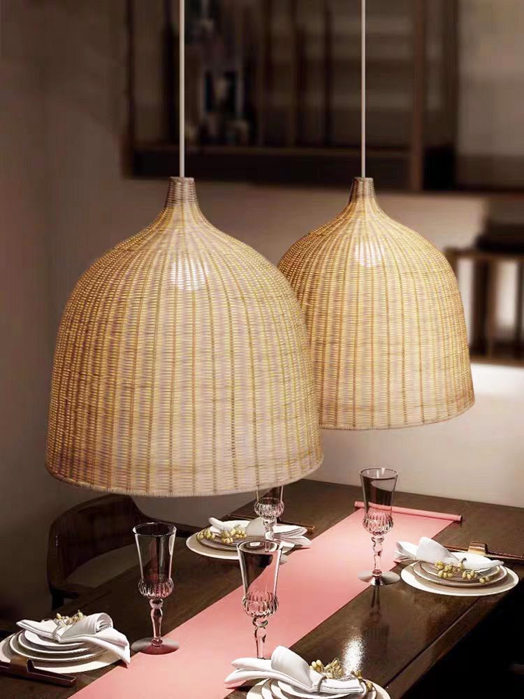 wicker light shade | the Nice Bazaar