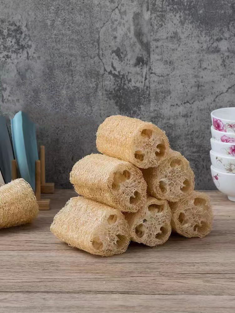 How to use loofah sponge in the kitchen?