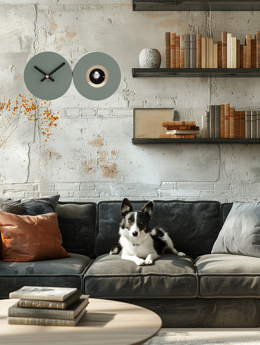 Scandi Summer Vibes: A Jungle Green Cuckoo Clock for Your Modern Retreat