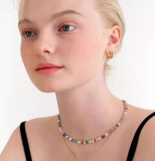 Buy Gemstone Bead Necklace | A Sparkling Choice for Spring and Summer | The Nice Bazaar