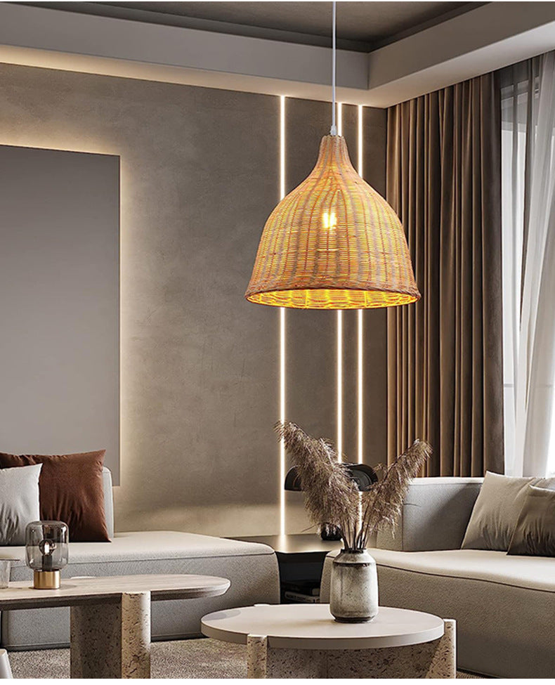 Are rattan lampshades suitable for indoor decoration?