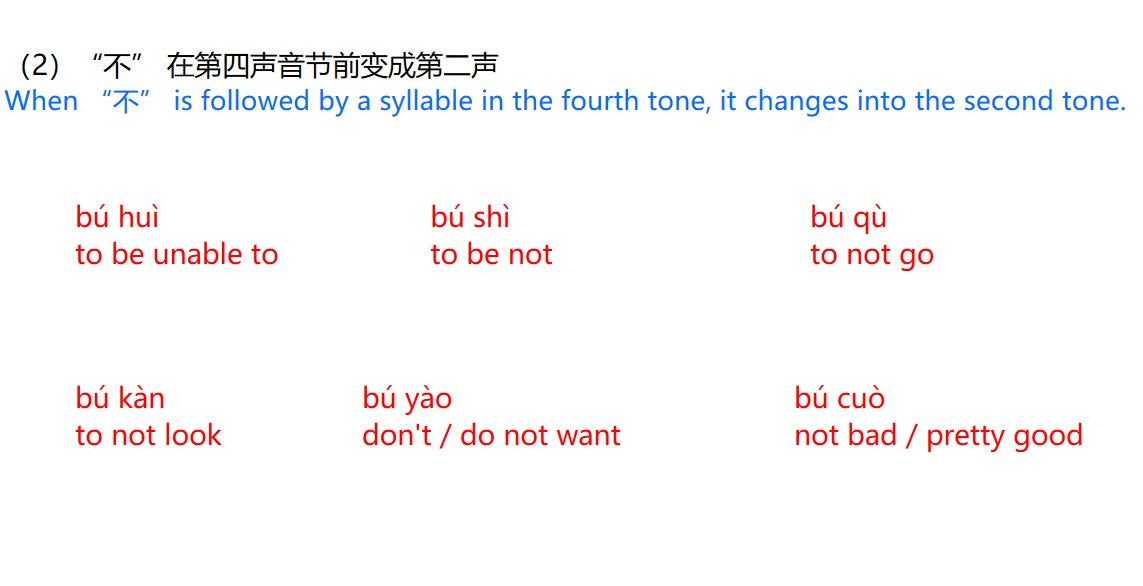 Tone Changes