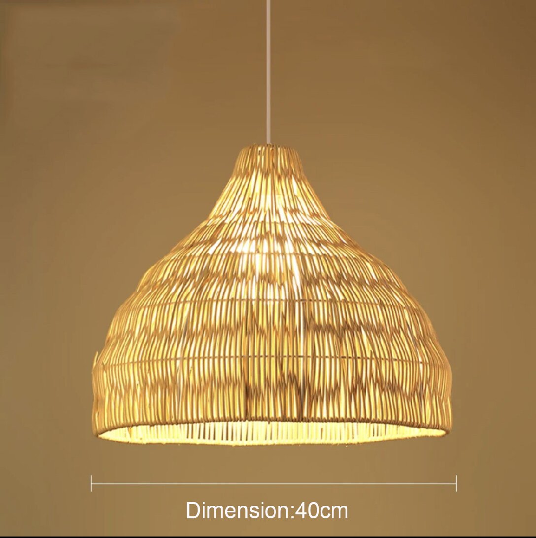 handmade Rattan light shades